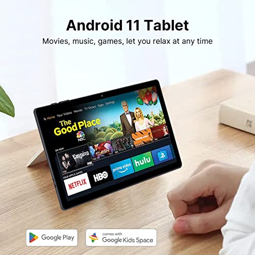 Android Tablet 10 Inch Android 11 Tablets Quad-Core 2Gb Ram 64Gb Rom 1280X800 Hd Ips Screen 6000Mah Battery Grey Metal Housing #TOP1