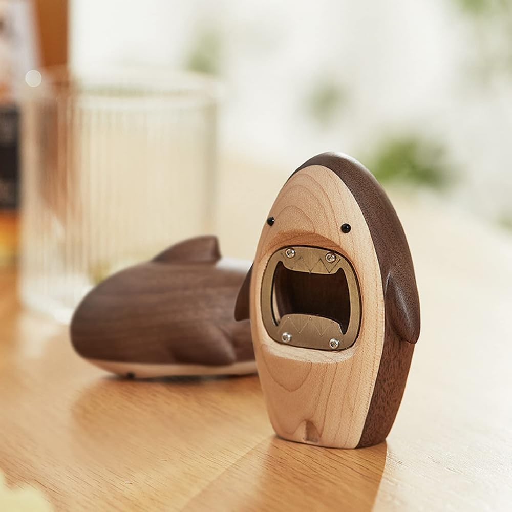 Abridor de botellas de madera, duradero y portátil, para latas y botellas, ideal para camareros y uso doméstico, gran regalo para ocasiones especiales