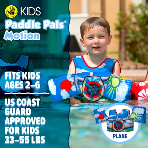 Image of Body Glove Paddle Pals Learn to Swim Life Vest, 33-55 lbs | U.S. Coast Guard approved learn-to-swim aid, Type III child's PFD for recreational boating; perfect for pools, lakes, beaches