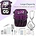 Nurse Fanny Pack with Tape Holder, SITHON Multi Compartment Medical Gear Pocket Belt Bag Nursing Organizer Pouch | Utility Waist Pack for Stethoscopes, Bandage Scissors Other Medical Supplies, Purple