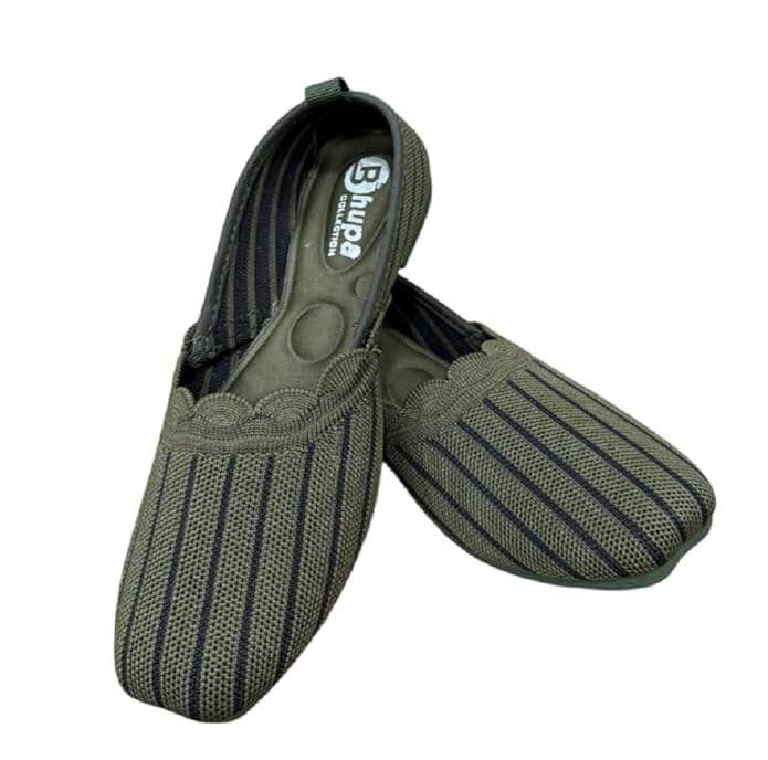Women's Mojari Flats Ethnic Style || Comfortable Slip-On Juttis with Closed Toe for Casual & Festive-image-5