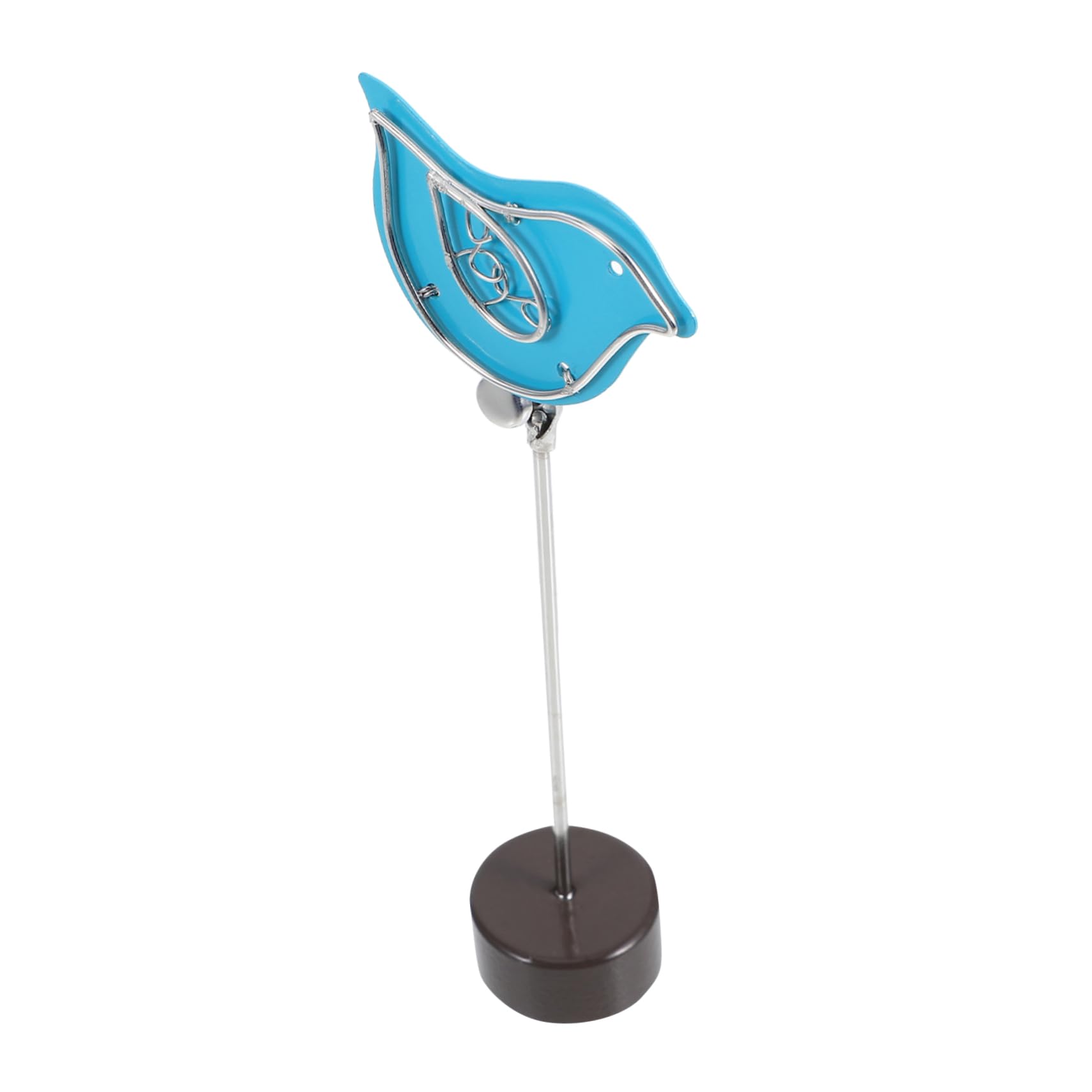 LALAFINA Cute Metal Place Card Holder for Table Versatile Photo Clip Stand for Notes Memos and Cards Unique Desktop Design for Home Office and Restaurant Use