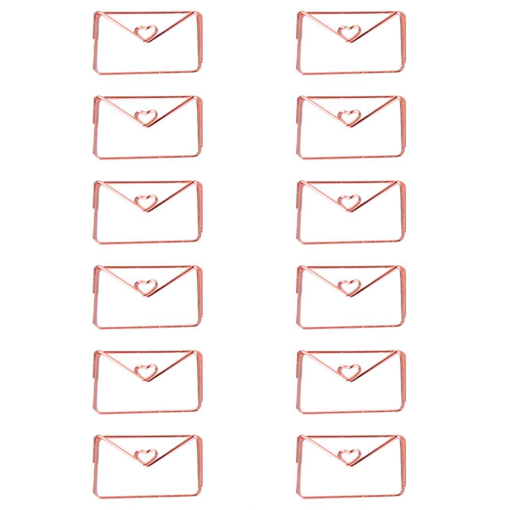 Envelope Paper Clip Creative Metal Simple Paper Clips Paper Clips of Unique Shapes Very Suitable for Office and School Documents
