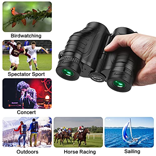 Yiruhe kompakt Fernglas, 12 x 25 Fernglas für Erwachsene und Kinder, einfach zu fokussieren, HD-Binokular für… – Bild 7