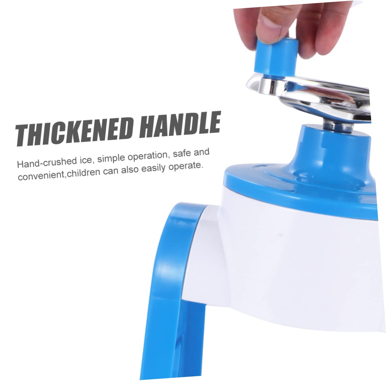 DOITOOL Manual Shaver Compact Handheld Ice Maker for Cones and Easy Detachable Design Material