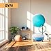 Lhysn Exercise Ball Holder - Medicine Ball Rack for 85cm Yoga Ball Yoga Mat Storage, Garage Stability Ball Organizer Stand for Home Gym