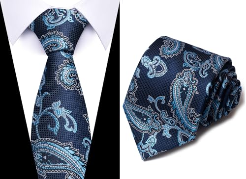 Image of Passabin Tie For Men Necktie Woven Jacquard Neck Ties Set 6 PCS