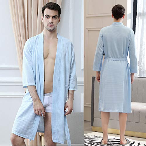 Albornoz de gofre para alberca y hotel: bata de baño COMVIP tipo kimono 2