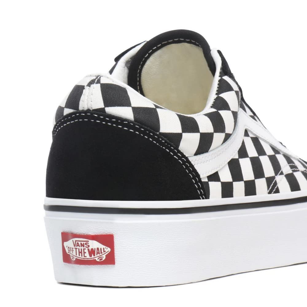Vans – Old Skool – Plateau-Sneaker mit Schachbrettmuster in Schwarz und Weiß