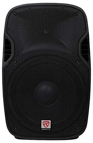 Rockville SPGN158 15' Passive DJ PA Speaker, 1600W Peak/800W Program/400W RMS, 8 Ohm, 3' Voice Coil...