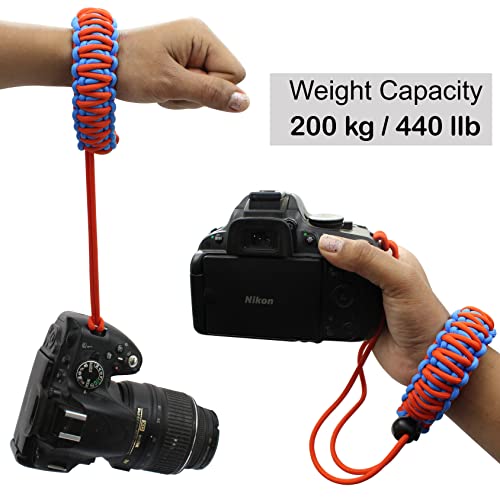 Image of Paracord Wrist | Camera Strap for Robust Hand Grip To Hold All DSLR Camera | Heavy gear | Binocular DCobra