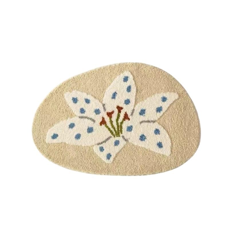 Coussinet de pied absorbant imitation cachemire Fyyr2 dessin animé 100x150cm