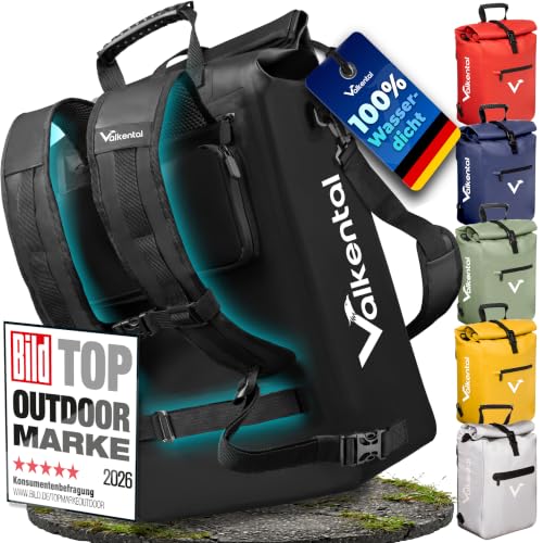 Valkental® 3in1 Fahrradtasche [Bis 25L] - Das Original - Geeignet als Gepäckträgertasche… – Ansicht 1