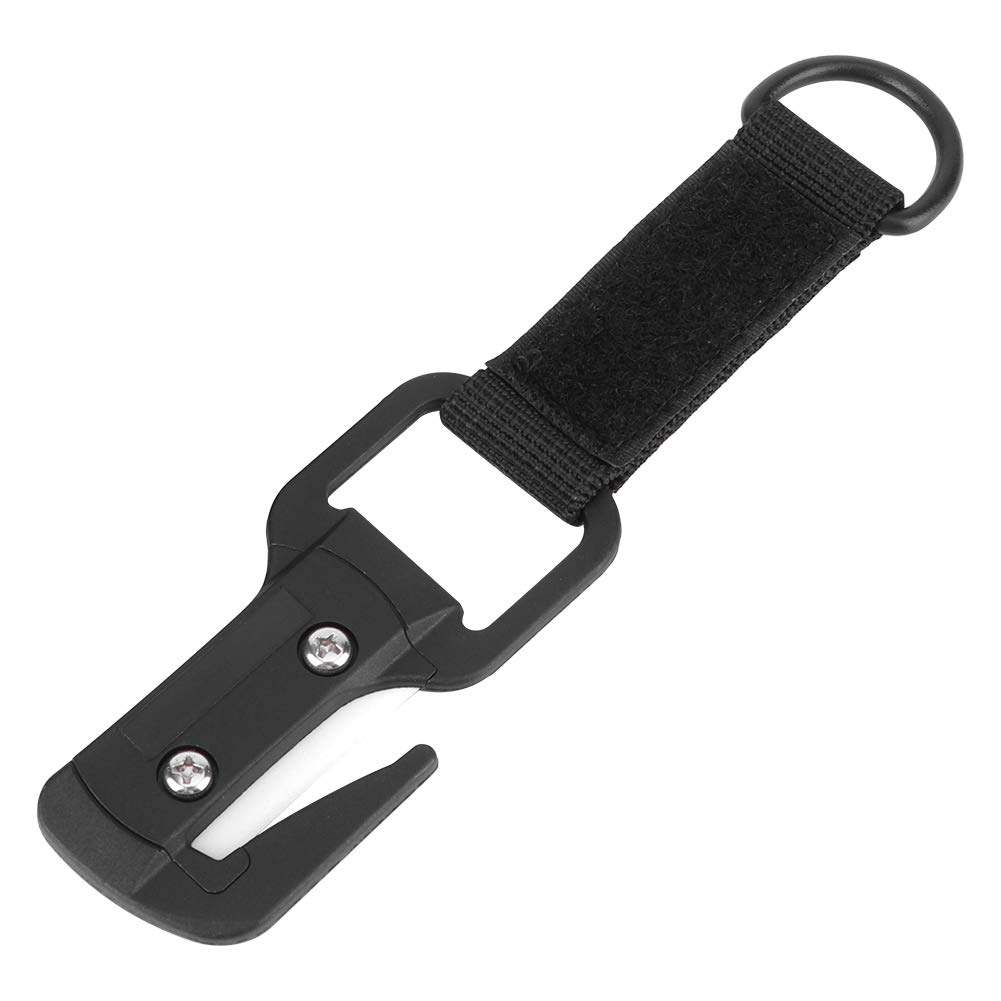 Diving Ceramics Line Cutter, with Storage Bag Durable No Rust Portable Diving Wire Cutter, Convenient for Diving Usage Diving(Diving Ceramic Thread Cutter)