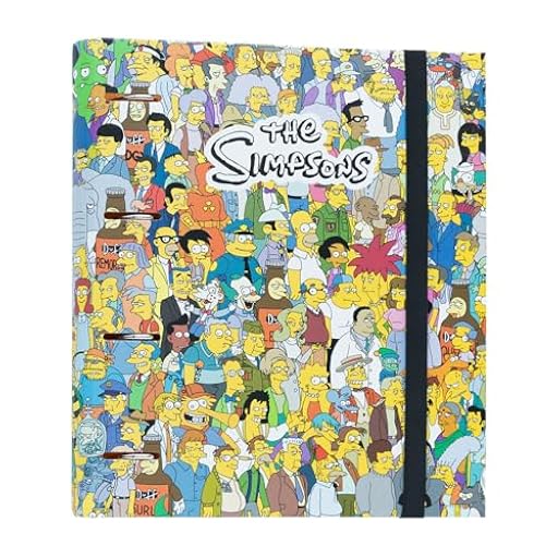 Grupo Erik Carpeta Anillas A4 The Simpsons - Archivador 4 Anillas de Tapa Dura y Banda Elastica | Los Simpsons Regalo, Archivadores Escolares para Niños y Niñas | Ya disponible en tu tienda friki favorita! En mundofriki.es!