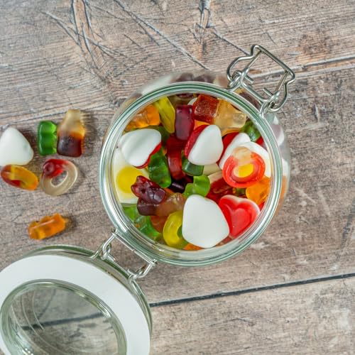 QUARKZMAN 6 Stück Gummidichtungen Für Glasbehälter Wasserdichte Silikondichtungsringe Dichtungsringe Zubehör Für Mason Jars Deckel Einmachglas Blau