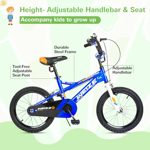 WEIZE Kids Bike 20 Inch Blue