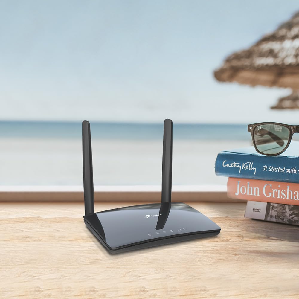 TP-Link Archer MR402, Router 4G LTE, Router Tarjeta SIM, WiFi Doble Banda AC1200, 4G Cat4 hasta 150 Mbit/s, 4 Puertos, Plug and Play, MU-MIMO, TP-Link One Mesh