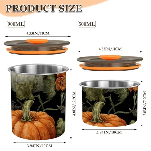 Contenedor para café de acero inoxidable 17oz sellado miniatura 3