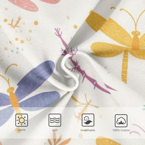 KLL Dragonfly Pattern Illustration Toddler Boy Pure Cotton Briefs Cute Children Panties3