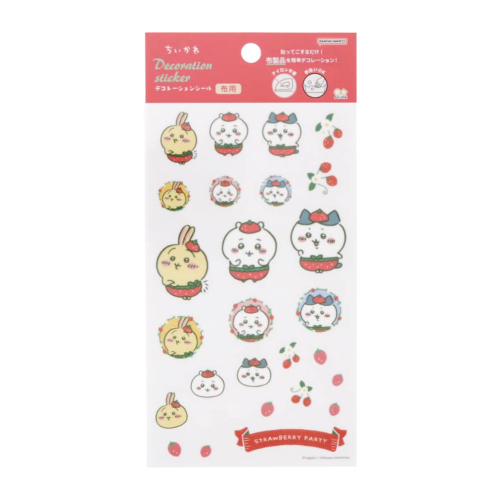 SUN-STARStationery S8585474 Chikawa Stickers, Decorative Stickers, Strawberry Pants