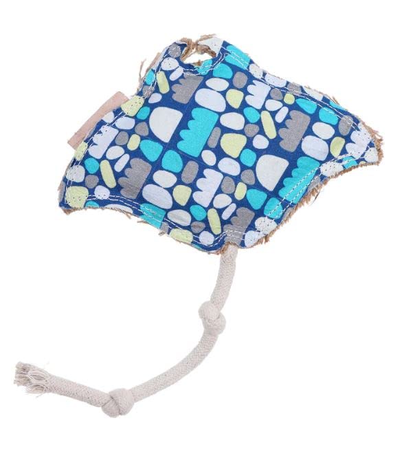 Outback Tails - Sheree Stingray (Puli Puli Blue) - Keturah Zimran Toy for Dogs, Blue/Grey/White/Yellow - Image 2