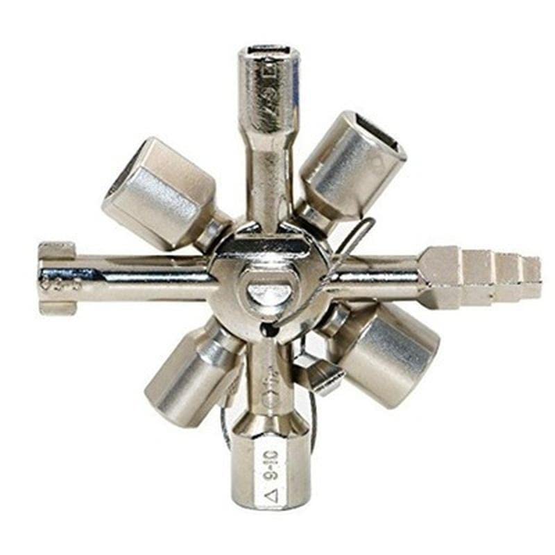 AASONS 10-in-1 Triangle Key Wrench Multifunction Electric Control Box Utility Key Set/Elevator Door Valve Cross Ratchet Wrench (B0BPM3865S) Amazon Price History, Amazon Price Tracker