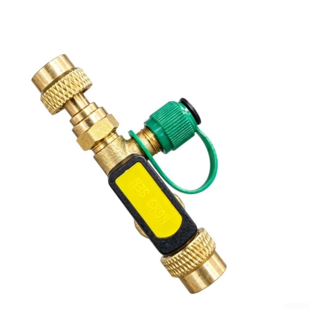 Válvula de Bola 3 Vías para latón HVAC para Vacío Válvula de