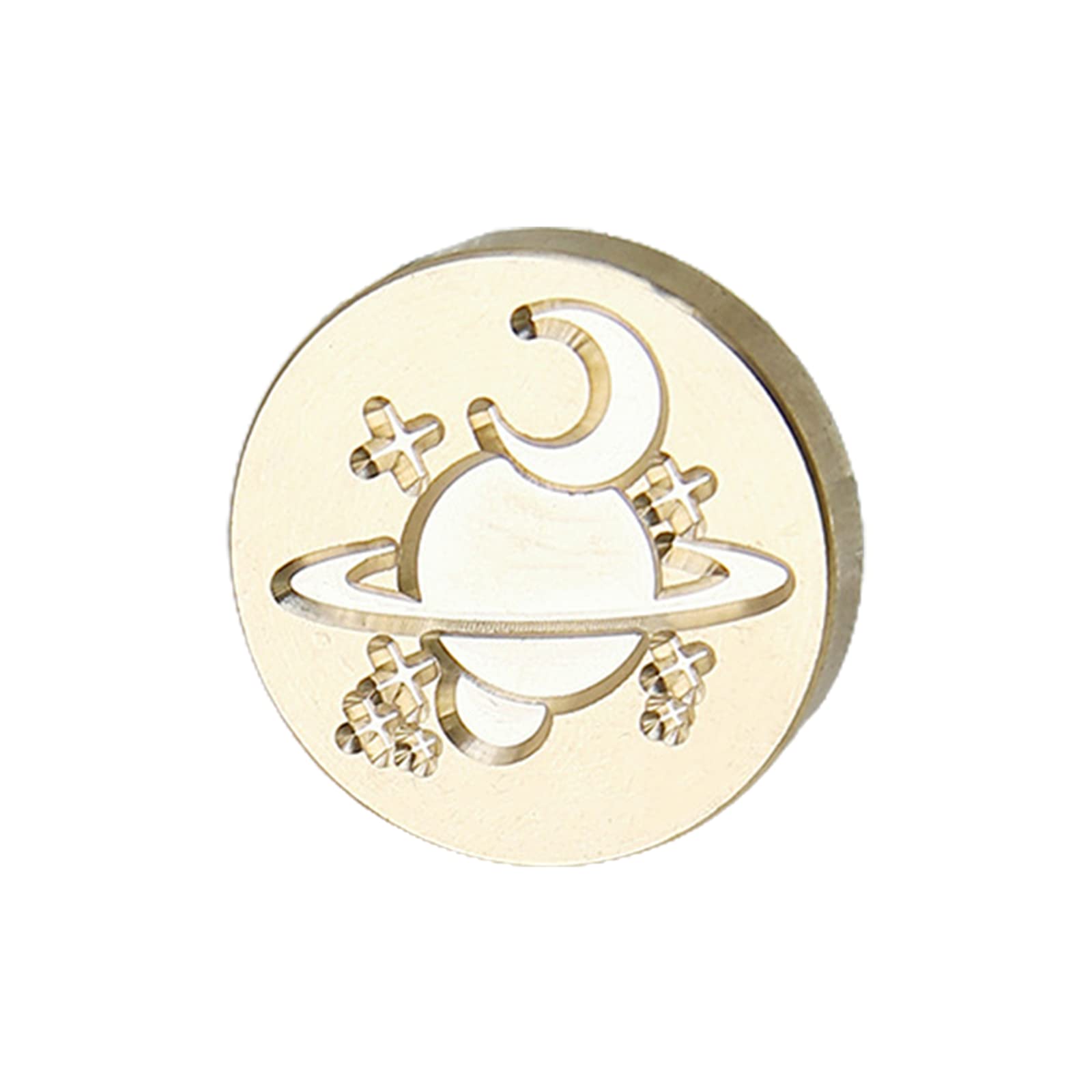 NEWFT Wax Seal Stamp Head Stars Sealing Wax Stamp Brass Head Olny No Handle 25mm for Invitations Envelopes Waxing Seal Heads Only Replacement No Handle Stars
