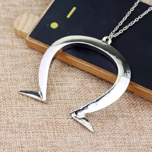 New For Trendy 2025 Games Alice Madness Returns Cosplay Horseshoe Necklace Jewelry Long Chain Pendants Jewelry Fashion Accessories Creative Gift2