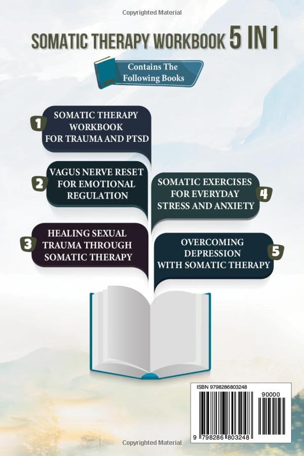 Somatic Therapy Workbook 5 in 1: Your Essential Guide to Trauma Healing, Nervous System Regulation, PTSD Recovery and Vagus Nerve Reset for a Calmer, Healthier You: A Beginner's Complete Somatic Tool - Image 2