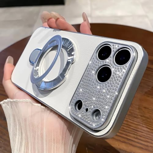 Protection iPhone 15 Pro Max magnétique avec béquille et revêtement antichoc