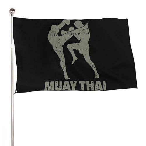 Muay Thai Large Banner Flag Decorations for Indoor Outdoor Garden