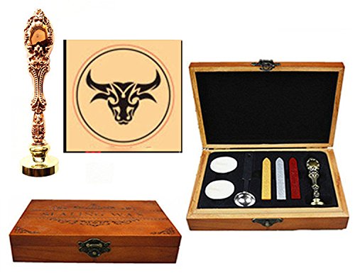 Kit de cachet de cire et sceau de cire personnalisé pour logo et stationary