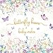 Butterfly Kisses & Baby Wishes: Cute Butterfly Themed Baby Shower Guest Book with Wishes & Advice, Gift Tracker, Memory Pages, and Notes