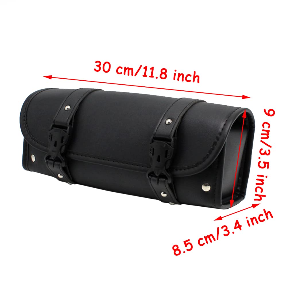 Wresetly In Pelle Moto Strumento Universale Rotonda Rotonda Borsa Forcella Per