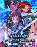 Swọrd Ạrt Ọnline Coloring Book: Fearless Characters And Creative Scenes Coloring Pages With Wonderful Anime Illustrations Gift Idea For Fans Of All Ages, Teens