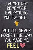 I Might Not Remember Everything You Taught: I Might Not Remember Everything You Taught 1731400896 Book Cover