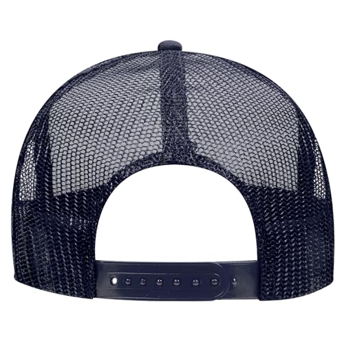Image of OTTO Polyester Foam Front 5 Panel High Crown Mesh Back Trucker Hats in 97, Bulk, Wholesale