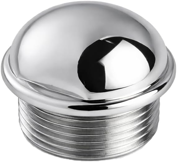 Viking Brass CP Plug - Thread 15mm (1/2″), Outer - Finish Polished CP (Pack of 5pcs) Durable pipe closure solution