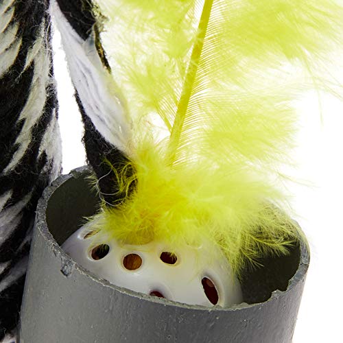 Pet Injet Arranhador Cat Crazy Mini Poste Marrom Para Gatos