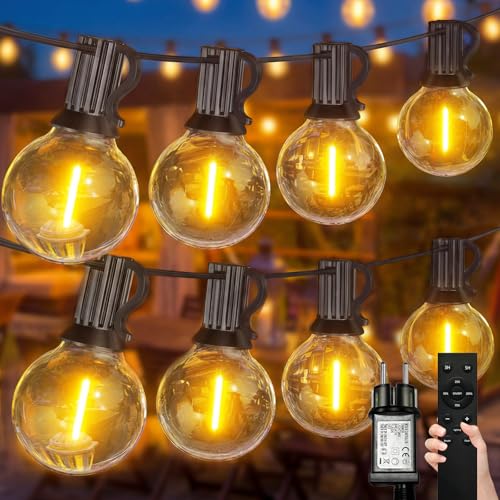 Guirlande lumineuse pour terrasse étanche et automatique pour illuminer vos soirées