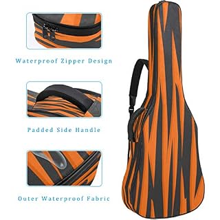 Housse de transport imperméable pour guitare électrique, basse acoustique et folk classique, fermeture éclair, fond à… - Les Beatles, Paul McCartney, John Lennon, RIngo Starr, George Harrison Housse de transport imperméable pour guitare électrique, basse acoustique et folk classique, fermeture éclair, fond à… – Image 4