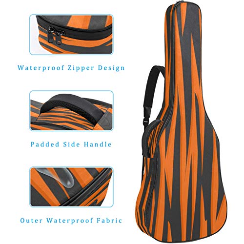 Housse de transport imperméable pour guitare électrique, basse acoustique et folk classique, fermeture éclair, fond à… - Les Beatles, Paul McCartney, John Lennon, RIngo Starr, George Harrison Housse de transport imperméable pour guitare électrique, basse acoustique et folk classique, fermeture éclair, fond à… – Image 5