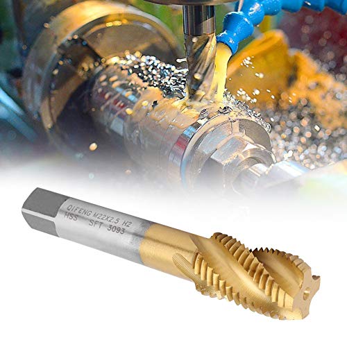 Macho de roscar M22 de cobalto para evitar roturas en acero inoxidable pesado 7