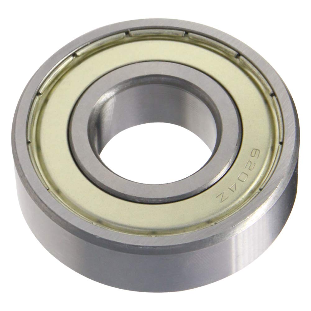 Othmro 10Pcs 6204ZZ Deep Groove Ball Bearings, Double Plastic Sealed Bearings, Carbon Steel Roller Guide Bearing 0.79x1.85x0.55inch for Scooters Dental Equipment Robot Ship Rudder Shafts Skateboards