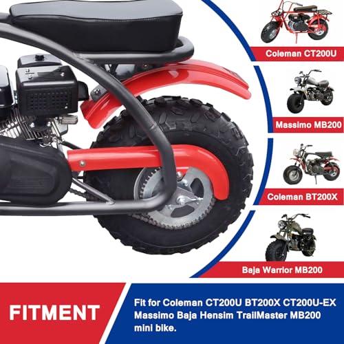Image of Front Rear 420 Jackshaft Chain 42 Links and 90 Links Mini Bike Drive Chain for Coleman CT200U CT200U-EX BT200X Baja Warrior Heat Mini Baja Massimo MB165 MB200 Mini Bike Heavy Duty Parts