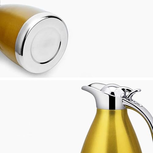 Miniatura 3 de Botella de agua aislada Hervidor aislado Botella de acero inoxidable Botella de vacío Botella térmica Oro Agua fría y caliente,Agua fría y caliente