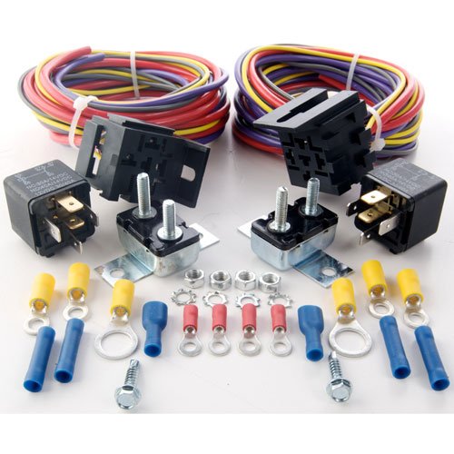 JEGS Performance Products 10566 Dual Fuel Pump Harness and Relay Kit