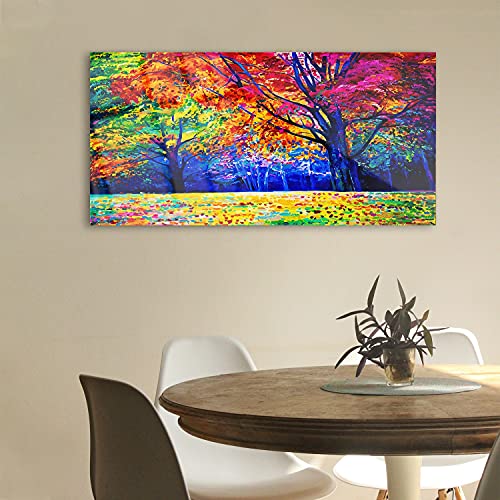 Tableau en verre 100x50cm pour moderniser un mur vide sans effort